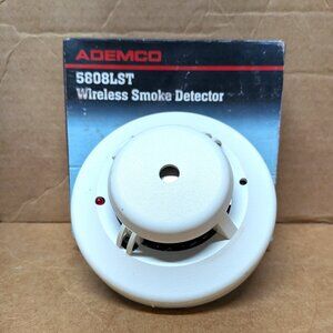 ADEMCO 5808LST WIRELESS SMOKE DETECTOR - UNUSED - DETECTOR, COVER AND BOX ONLY